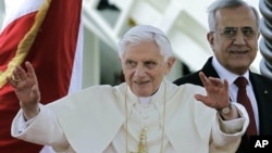 Đức Giáo Hoàng Benedict XVI và Tổng thống Libăng Michel Suleiman tại Beirut