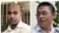 FILE - This combination of two file photos shows Australian drug traffickers Myuran Sukumaran (l), and Andrew Chan during their trial in Bali, Indonesia. 