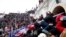 Pro-Trump protesters storm into the U.S. Capitol during a rally to contest the certification of the 2020 U.S. presidential election results by the U.S. Congress, in Washington, January 6, 2021.