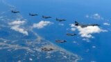 Tập trận của không lực Mỹ-Hàn trên bán đảo Triều Tiên.