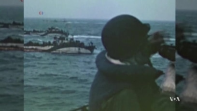 Footage from D-Day 