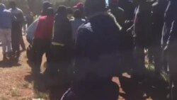 Yekel'omunye wena uzomdabulela: Abasekeli beZanu PF belwela izikipa eHarare namuhla.