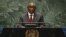 South African President Cyril Ramaphosa speaks during the "Summit of the Future" on the sidelines of the U.N. General Assembly in New York on Sept. 22, 2024. Several African nations are pushing for at least one permanent seat on the U.N. Security Council.