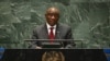 FILE - South African President Cyril Ramaphosa, shown speaking at U.N. headquarters in New York, Sept. 29, 2024, will receive a visit Dec. 11 from U.N. Secretary-General Antonio Guterres. South Africa has become the first African nation to chair the G20 economic bloc.