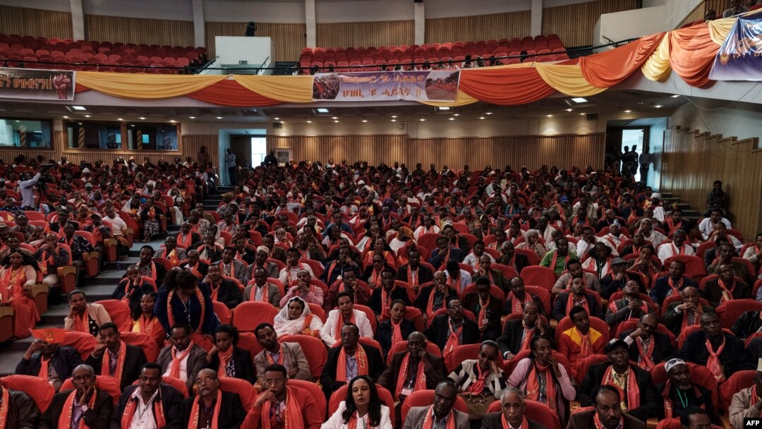 ​FILE - Attendees are pictured at the Tigray People's Liberation Front's First Emergency General Congress in Mekelle, Ethiopia, on Jan. 4, 2020. ​