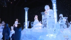 A Winter Wonderland Made of 2 Million Pounds of Ice