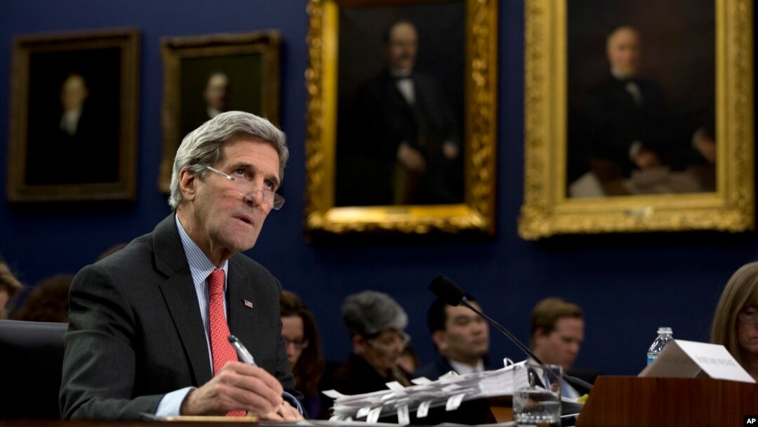 Menlu AS John Kerry di Gedung Capitol, Washington DC (Foto: dok).