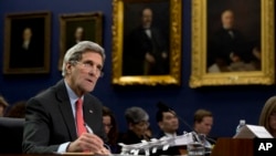 Menlu AS John Kerry di Gedung Capitol, Washington DC (Foto: dok).