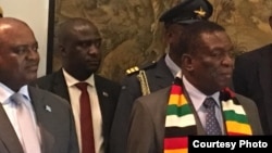 VaEmmerson Mnangagwa naVaMokgweetsi Masisi 