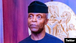 Mataimakin Shugaban Najeriya, Farfesa Yemi Osinbajo (Twitter/ Laolu Akande)