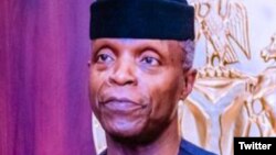 Mataimakin Shugaban Najeriya, Farfesa Yemi Osinbajo (Twitter/ Laolu Akande)