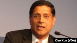 Arvind Subramanian, kepala penasihat ekonomi India (foto: dok). 