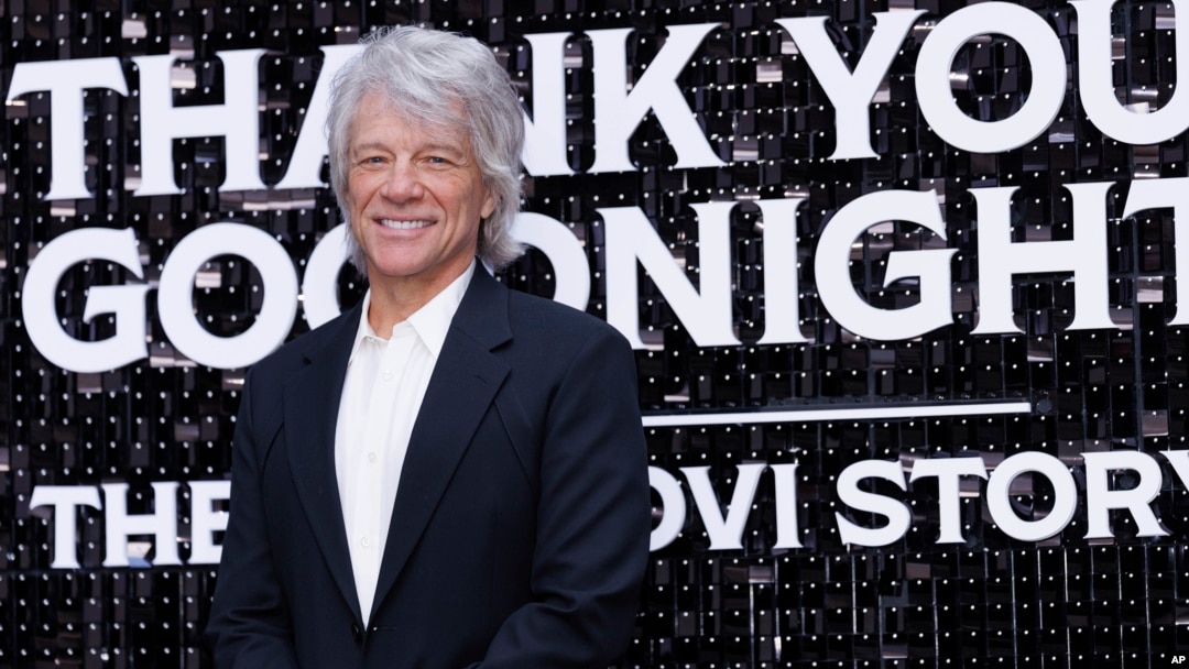 Jon Bon Jovi di London pada Rabu, 17 April 2024. (Foto: Vianney Le Caer/Invision/AP)