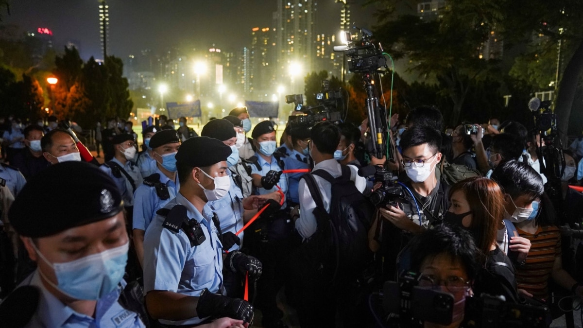 Hong Kong Police Thwart Tiananmen Square Vigil As Activist Arrested