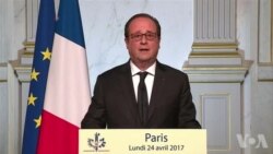 Hollande votera Macron pour contrer "le risque" Le Pen (vidéo)