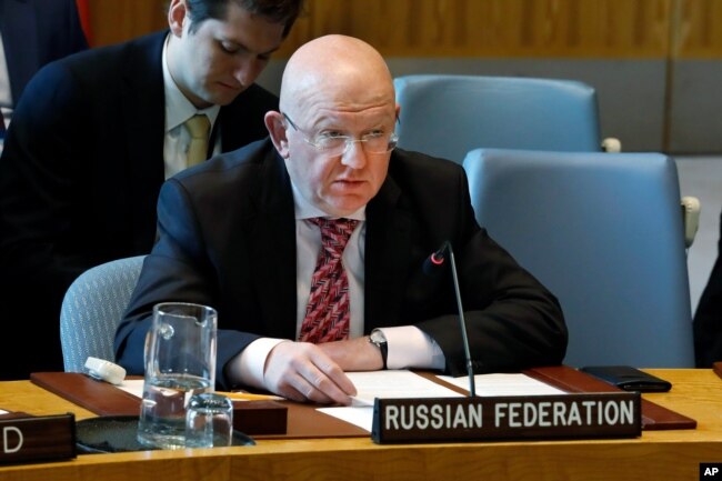 Duta Besar Rusia untuk PBB, Vasily Nebenzya