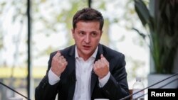 Presiden Vladimir Zelenskiy di Kiev, Ukraina, 10 Oktober 2019. (Foto: dok)