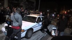 Demonstrations Continue for Second Night in Ferguson, Missouri, November 26, 2014