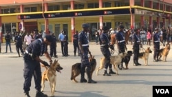 Angola Polícia cães 