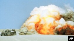 ایتلاف به رهبری ایالات متحده حملۀ عراق بر کویت را عقب راند