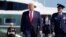 President Donald Trump boards Air Force One for a trip to Minnesota and Wisconsin, Aug. 17, 2020, in Andrews Air Force Base, Md. 