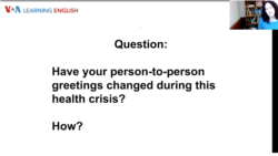 TALK2US: Greetings in the Age of Coronavirus