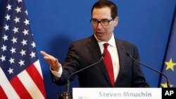 Menteri Keuangan AS, Steven Mnuchin 