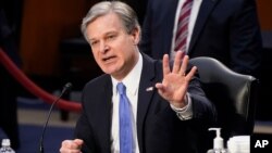 Giám đốc Cục điều tra liên bang Mỹ (FBI) Christopher Wray.