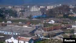 북한 나진항 주변 마을 모습 (자료사진)
