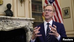 Brian Hook, U.S. Special Representative for Iran, attends an interview with Reuters at the U.S. Embassy in Paris, France, June 27, 2019. 