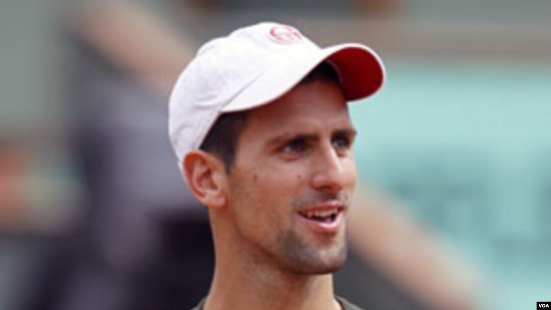 Novak Djokovic melakukan sesi latihan dua hari sebelum turnamen Perancis Terbuka dimulai pekan ini.
