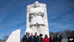 Prasasti peringatan untuk Martin Luther King, Jr. di Washington D.C.