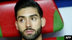 Yannick Ferreira-Carrasco lors du match entre le Brésil et la Belgique, Russie, le 6 juillet 2018.