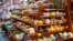 In this April 24, 2014 file photo, a variety of healthy fruits and vegetables are displayed for sale at a market in Washington. (AP Photo/J. Scott Applewhite, File)