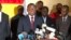 Maurice Kamto, Yaoundé, Cameroun, le 8 octobre 2018. (VOA/Bagassi Koura)