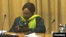 Post Cabinet Meeting Minister Monica Mutsvangwa