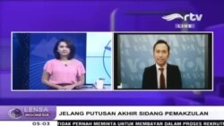 VOA Live Report untuk RTV: Jelang Putusan Akhir Sidang Pemakzulan Trump