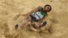 Nigeria&#39;s Ese Brume competes in the Women&#39;s Long Jump final at the 2019 IAAF Athletics World Championships at the Khalifa International stadium in Doha, Qatar.