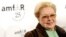 FILE - amfAR Founding Chairman Dr. Mathilde Krim attends amfAR's annual New York Gala at Cipriani Wall Street in New York, Feb. 9, 2011.