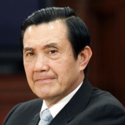 Taiwan's President Ma Ying-jeou during a news conference at the Presidential Office in Taipei, February 6, 2012.