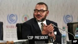 Le roi Mohammed VI du Maroc, 15 novembre 2016.