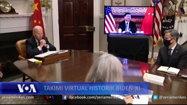 Takimi historik virtual i Presidentit Biden me Presidentin kinez Xi