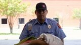 Firefighter EMT Rodrigo Pineda unloads a stroke patient for treatment at the Fort Duncan Regional Medical Center in Eagle Pass