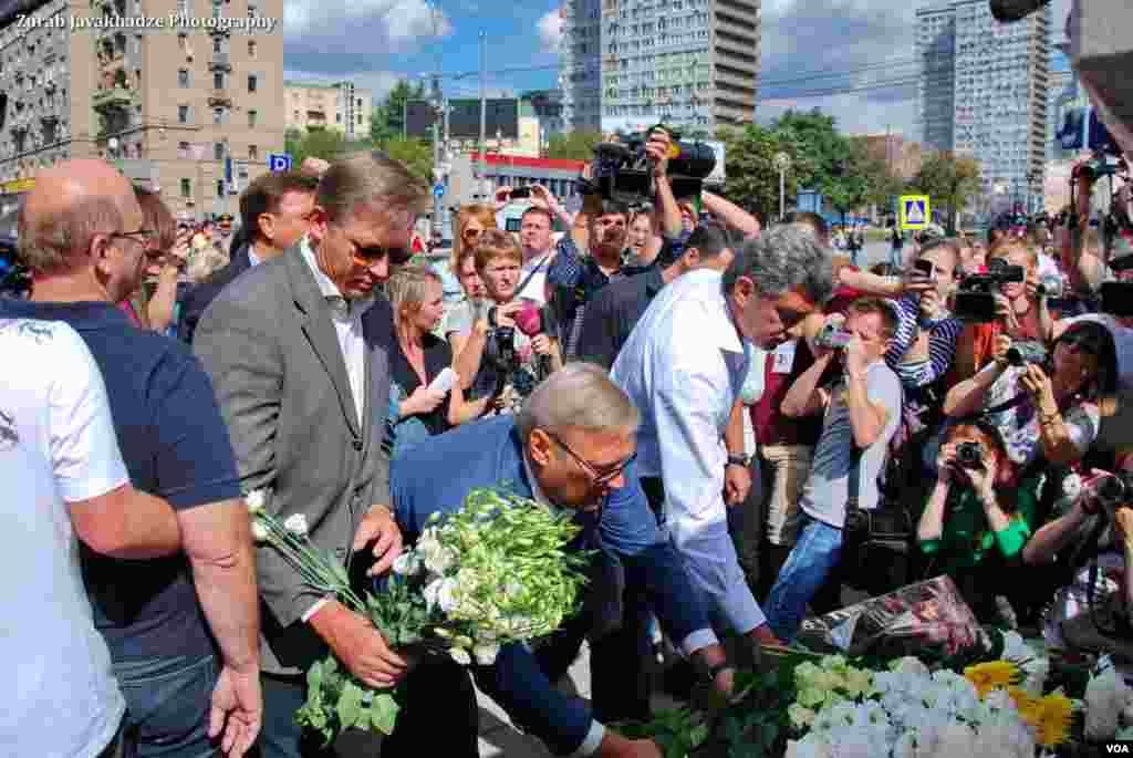 В Москве вспомнили события августа 1991 года