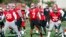 Команда San Francisco 49ers тренируется перед матчем Супербоула. Новый Орлеан, 31 января 2013 года