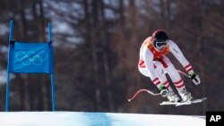 El austriaco Matthias Mayer ganó el eslalon supergigante en los Juegos Olímpicos de Invierno en Pyeongchang, Corea del Sur, el viernes, 16 de febrero de 2018.