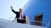 President Donald Trump speaks with reporters before departing on Marine One on the South Lawn of the White House, June 23, 2020, in Washington. 