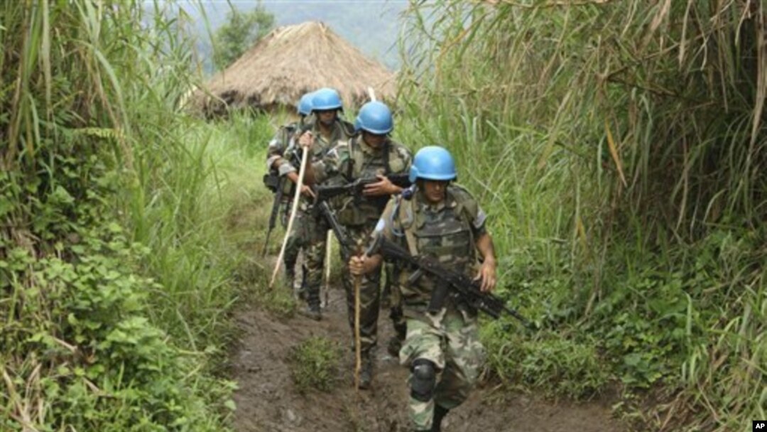 United Nations peacekeepers in the Democratic Republic of Congo (file)