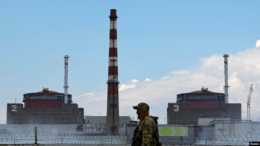 Nhà máy điện hạt nhân Zaporizhzhia của Ukraine.