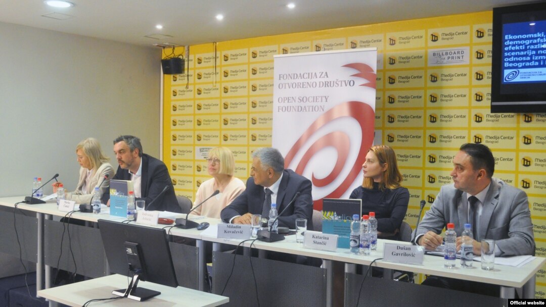 Konferencija o ekonomskim efektima dogovora Beograda i Prištine. (Foto: Medijacentar Beograd)
